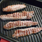 鴨肉を焼く