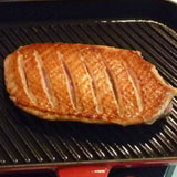鴨を焼く